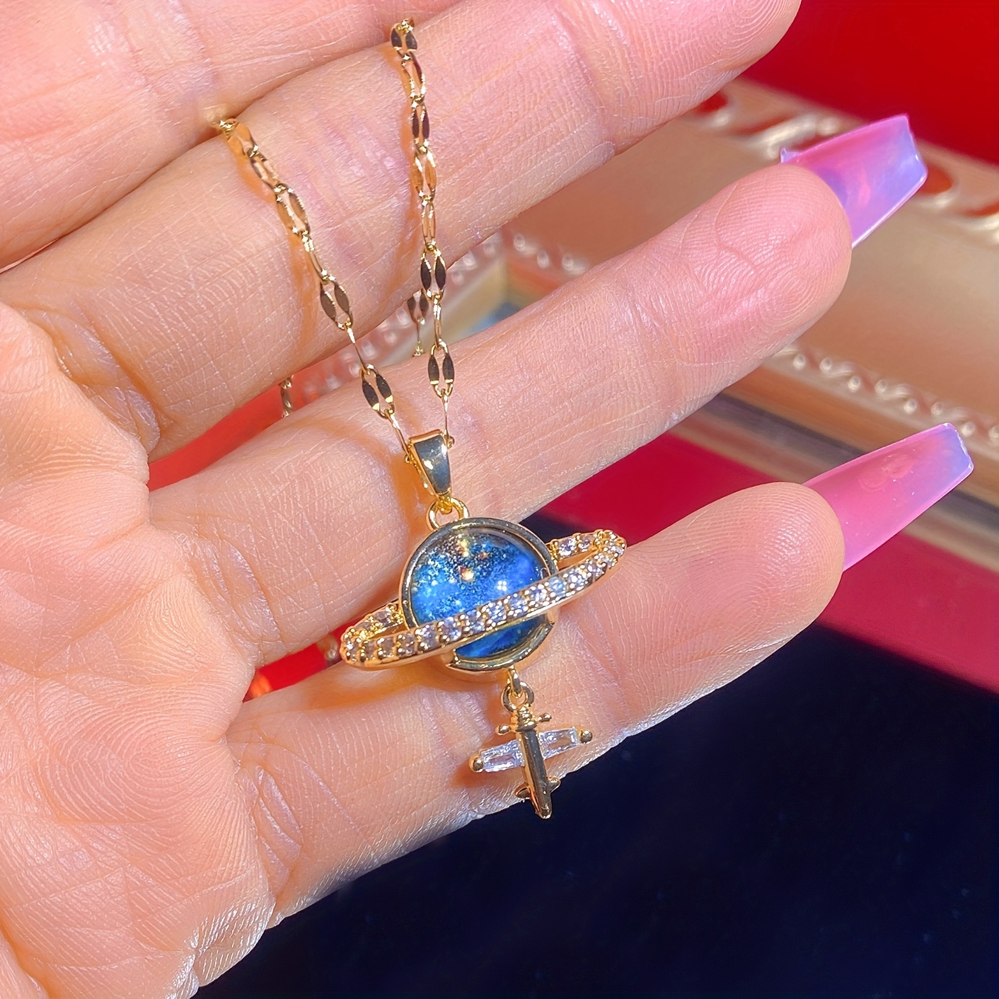3pcs Set of Star Themed Necklaces, Classic Versatile Pendants